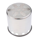 Portable Lightweight Stainless Steel Firewood Stove Outdoor Picnic Camping Burner + Bag