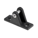 Black Durable Nylon Universal Deck Hinge Angle Side Mount Plate with Bolt