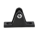 Black Durable Nylon Universal Deck Hinge Angle Side Mount Plate with Bolt