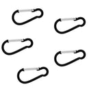 5 Pieces / Pack Carabiner Camp Spring Snap Clip Hook Keychain Keyring for Outdoor Hiking Climbing Travelling