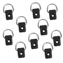 Coiled Elastic Kayak Canoe Boat Paddle Fishing Rod Holder Leash Clip Shock Cord Rope + 10 Kayak D Ring Deck Fitting Accessories