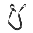 Coiled Elastic Kayak Canoe Boat Paddle Fishing Rod Holder Leash Clip Shock Cord Rope + 10 Kayak D Ring Deck Fitting Accessories