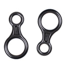 2 Pieces / Set Figure 8 Descender Belay Device Rock Climbing Rappelling Safety Equipment 35KN