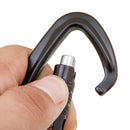 2 Pieces Heavy Duty 360Âº Swivel Rotating Self Auto Locking Carabiner Outdoor Camping Hiking Hanging Keychain Hammock Hook Dog Lead Clip