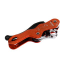 Orange Self Braking Double Stop Descender Rock Climbing Caving Abseiling Rappelling Rescue Rope Access Belay Device - CE Certification