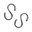 2 Pieces 4mm Thickness 40mm Long S Shaped Marine 316 Stainless Steel Hanging Hooks