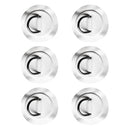 6pcs/set Durable Stainless Steel D-ring Pad/Patch for PVC Inflatable Boat Kayak