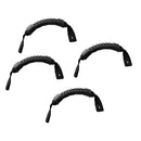 4 Pieces Inflatable Boat Canoe Kayak Side Mount Carry Transport Handle Webbing Hand Fittings Accessories