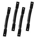 4 Pieces Inflatable Boat Canoe Kayak Side Mount Carry Transport Handle Webbing Hand Fittings Accessories