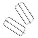 2 Pieces Durable 316 Stainless Steel Scuba Diving Snorkeling Swimming Replacement Pin Style Mask Strap Retainer Holder Slider Accessories