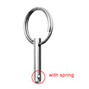 Boat Bimini Top Deck Hinge Quick Release Pin 1/4" with Spring Loaded Ball - Marine 316 Stainless Steel