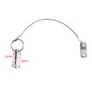 Quick Release Pin, Boat Bimini Top Pin, Stainless Steel with Lanyard, Spring Loaded