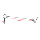 Quick Release Pin, Boat Bimini Top Pin, Stainless Steel with Lanyard, Spring Loaded