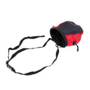 Rock Climbing Chalk Bag Magnesium Powder Storage Pouch For Mountaineering, Bouldering & Gymnastics with Drawstring Closure, Quick-clip Belt