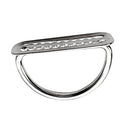 Scuba Diving Snorkeling 316 Stainless Steel D Ring Weight Belt Keeper For 2" Webbing