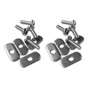 8 Sets Durable Stainless Steel Screws & Nuts Hardware Replacement Kit Accessories for Kayak Track/ Rail