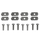 8 Sets Durable Stainless Steel Screws & Nuts Hardware Replacement Kit Accessories for Kayak Track/ Rail