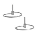 2pcs 4mmx49mm Farm Tractor Trailer Digger Lynch Pin Hitch Steel Trailer Pins Stainless Steel