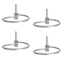 4pcs 4mmx49mm Farm Tractor Trailer Digger Lynch Pin Hitch Steel Trailer Pins Stainless Steel