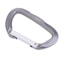 24KN Ultra-light Straight Gate D-shaped Carabiner Non Locking Outdoor Rock Climbing Rescue Rappelling
