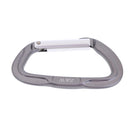 24KN Ultra-light Straight Gate D-shaped Carabiner Non Locking Outdoor Rock Climbing Rescue Rappelling