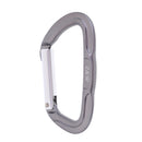 24KN Ultra-light Straight Gate D-shaped Carabiner Non Locking Outdoor Rock Climbing Rescue Rappelling