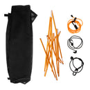 Heavy Duty Single Kayak Canoe MESH Sun Shade Awning Canopy DIY Set - Black