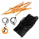 Heavy Duty Single Kayak Canoe MESH Sun Shade Awning Canopy DIY Set - Black