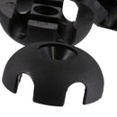 4 Pieces Plastic Deck Line Guide Slotted Round Out Fitting Replacement Kits For Kayak Canoe Sailing Rigging