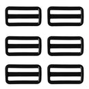 6 Pieces Scuba Diving Dive Plastic Weight Belt Slide Keeper Standard 2" Webbing Retainer Stopper Water Sports Accessories