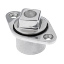 Marine Boat Hull Transom Garboard Drain Plug Bung with O Ring Seal for 7/8'' Screw Hole