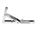 Heavy Duty Polished 304 stainless steel Folding Bench Shelf Table Worktop Support Wall Mount Bracket Marine Boat RV Parts 250kg