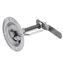 316 Stainless Steel Boat Flush Pull Hatch Latch with Lift Ring Handle - Silver