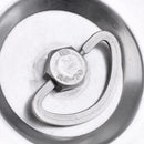 316 Stainless Steel Boat Flush Pull Hatch Latch with Lift Ring Handle - Silver