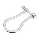 Bow Shackle 1/2" Stainless Steel D Ring Marine Anchor Bow Safety Bolt Pin