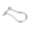 Bow Shackle 1/2" Stainless Steel D Ring Marine Anchor Bow Safety Bolt Pin