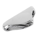 Mini Boat Sailing Rope Clam Cleat (1.85'' x 0.55'' x 0.67'') - 316 Marine Grade Stainless Steel
