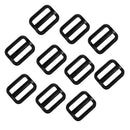 10 Pcs Weight Belt Webbing Keeper Retainer Slide Serrated Scuba Diving 0.8