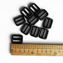 10 Pcs Weight Belt Webbing Keeper Retainer Slide Serrated Scuba Diving 0.8