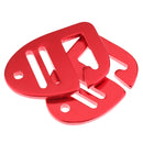 2pcs 1 inch Aluminium Alloy Slider Adjustable Webbing Buckle for Backpack Straps Webbing 25mm