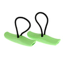 2 Pieces Durable Green Nylon Universal Canoe Kayak Boat Toggle Pull Carry Loop Handle with Cord Rope Replacement Gear Accessories