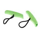 2 Pieces Durable Green Nylon Universal Canoe Kayak Boat Toggle Pull Carry Loop Handle with Cord Rope Replacement Gear Accessories