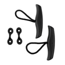 (Pack of 2) Canoe Kayak Toggle Handle Pull Handle Cord Rope Replacement Boat Kayak Carrying Accessories Kit & Pad Eyes