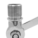 Heavy Duty 316 Stainless Steel Adjustable VHF Antenna Base Ratchet Mount for Boat Marine