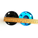 Pack of 2 - Durable Aluminum Alloy Scuba Diving Finger Spool Dive Reel Black & Blue