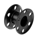 Durable Aluminum Alloy Scuba Diving Finger Spool Dive Reel Black
