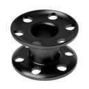 Durable Aluminum Alloy Scuba Diving Finger Spool Dive Reel Black