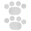 10 Pieces Diamond Grooved Grey EVA Deck SUP Traction Pad Grip for Dog Stand Up Paddleboard Surfboard - Self Adhesive & Non-slip