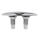Heavy Duty 6'' Stainless Steel Pull Up Cleat / Pop Up Rope Cleat Flush Mount Lift Sailing Marine Boat Deck Dock Mooring Line Cleat