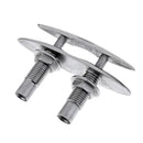 Heavy Duty 6'' Stainless Steel Pull Up Cleat / Pop Up Rope Cleat Flush Mount Lift Sailing Marine Boat Deck Dock Mooring Line Cleat